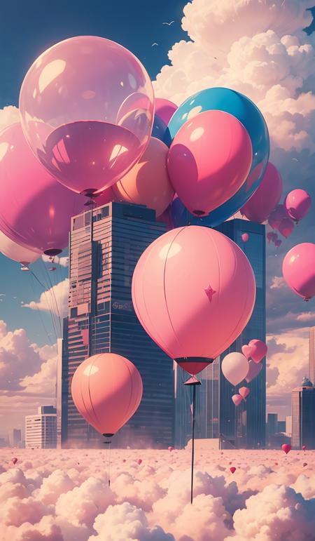 08803-413997342-giant pink balloon,cities floating on balloons,magnificent clouds,pink theme,.png